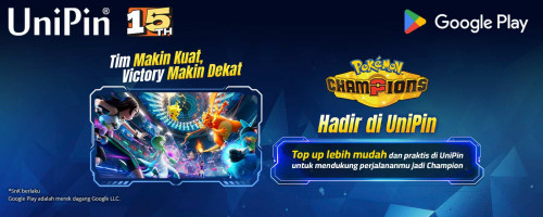 Pokémon Champions Hadir di UniPin, Saatnya Jadi Juara!